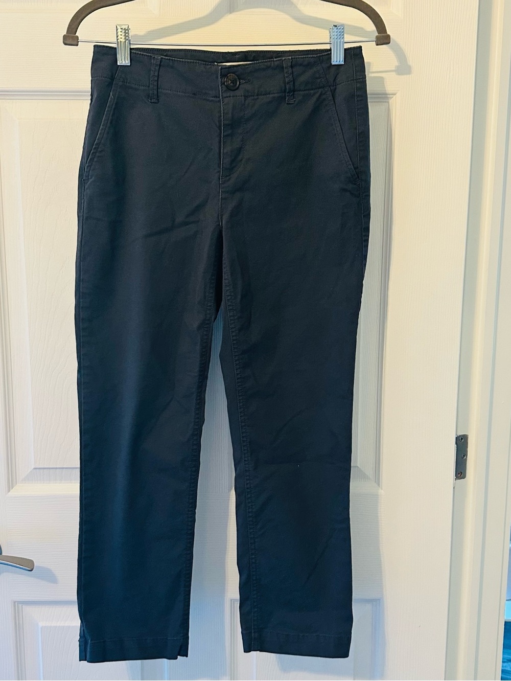 LOFT The Monroe Slim navy pants 0P petite